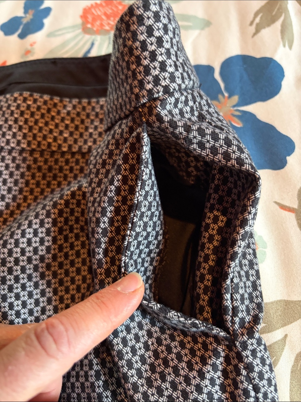 Dalia size 12 Patterned Ankle Pants w/Pockets - Picture 9 of 11